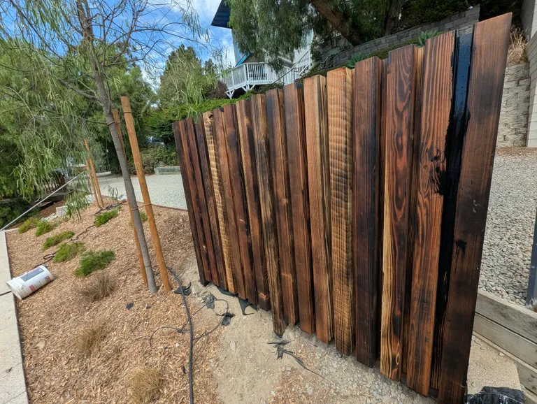 Wood staining, photo 2