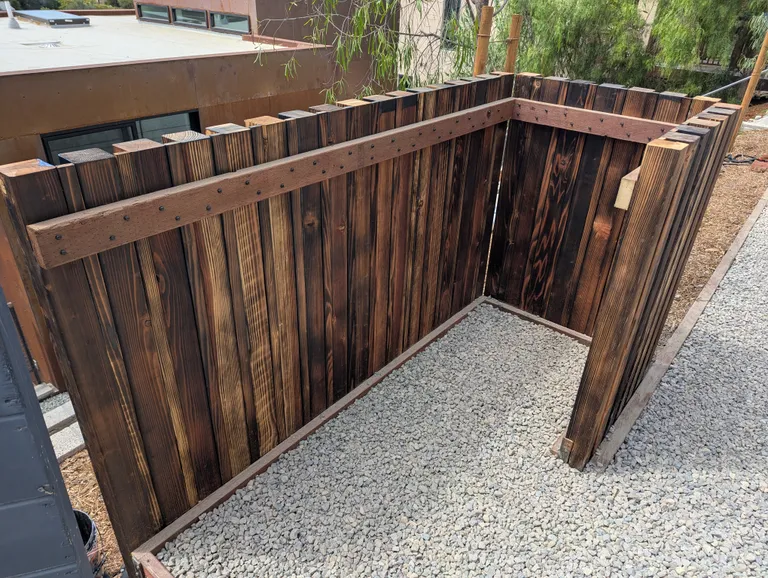 Wood staining, photo 5